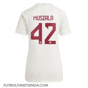 Bayern Munich Jamal Musiala #42 Tercera Equipación Mujer 2023-24 Manga Corta